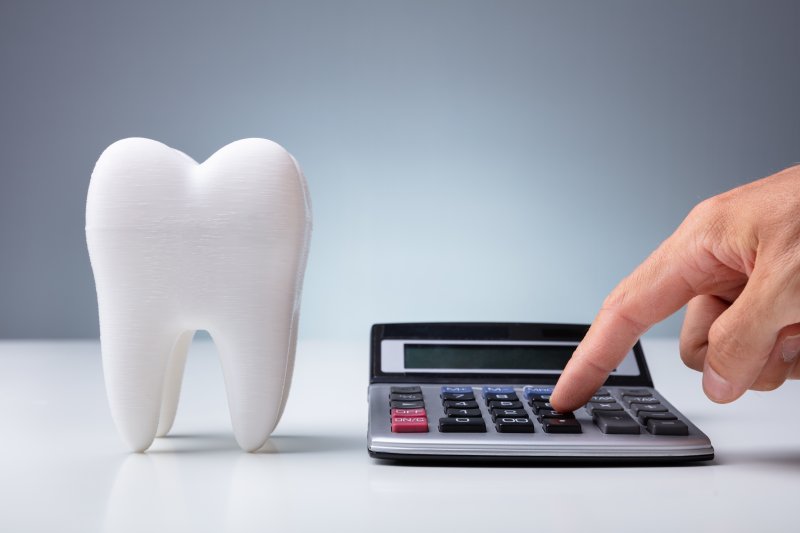 Tooth and calculator